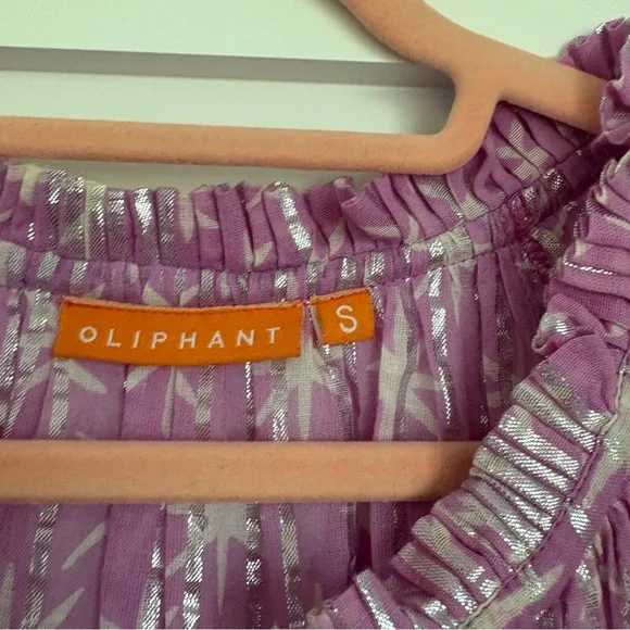 Tuckernuck Oliphant Virgo Lilac Tiered Mini Dress - Picture 6 of 11